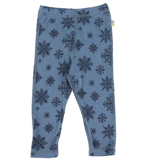 Se Joha Joha Leggings - Uld - BlÃ¥ ved KidsWorld