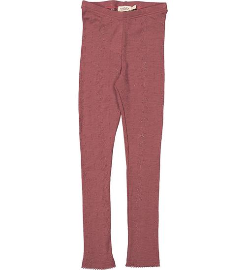 Se MarMar MarMar Leggings - Uld - Berry Blend ved KidsWorld