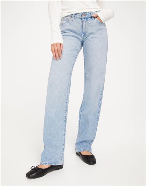 Abrand Jeans - Blå - A 99 Low Straight Gina