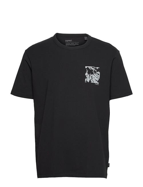 Esprit Collection Jersey T-Shirt With Coolmax®, Organic Cotton Esprit Collection Black