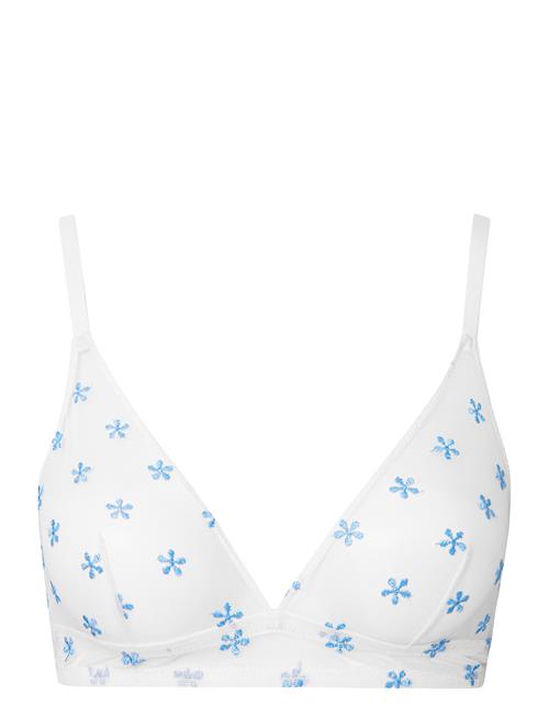 Understatement Underwear Mesh Triangle Bralette Understatement Underwear White