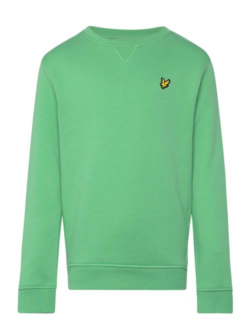 Se Lyle & Scott Crew Neck Sweatshirt Lyle & Scott Green ved Booztlet