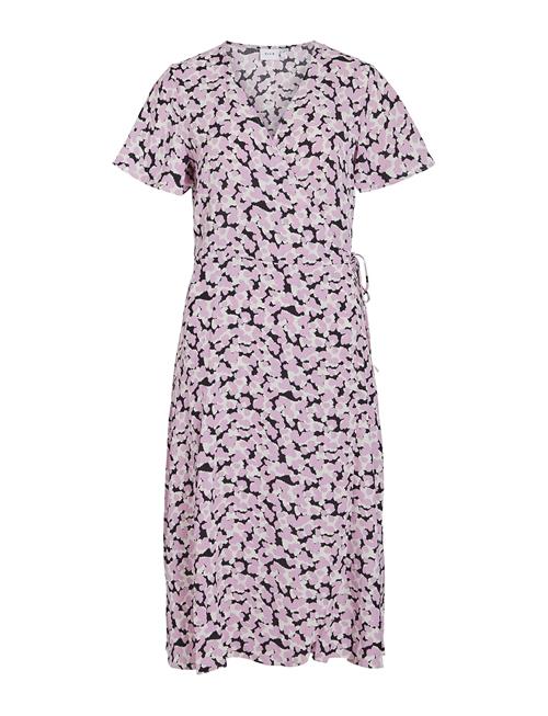 Vila Vilovie S/S Wrap Midi Dress/Su - Noos Vila Purple