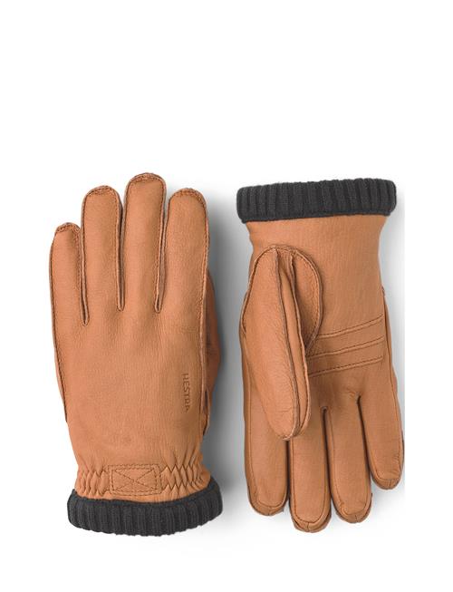 Se Hestra Deerskin Primaloft Rib Hestra Brown ved Booztlet