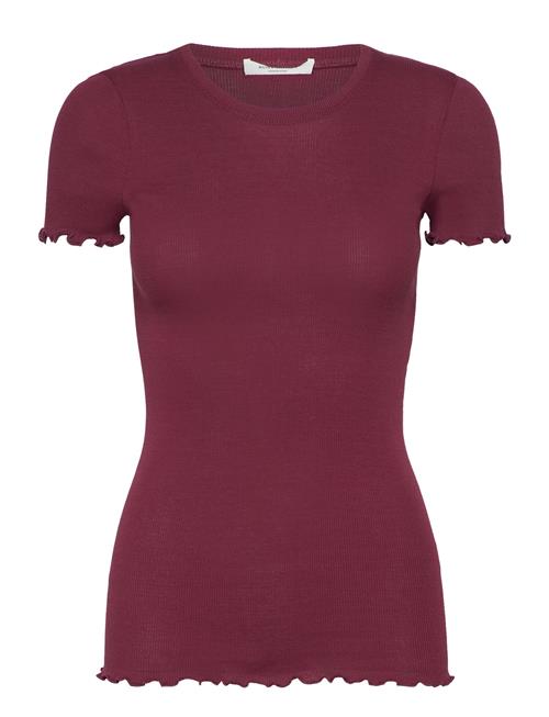 Rosemunde Organic Cotton T-Shirt Rosemunde Burgundy