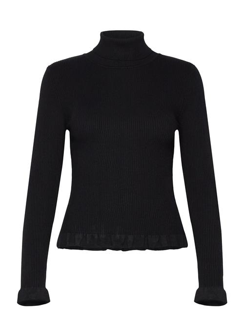 NORR Sherry Frill Knit Top NORR Black