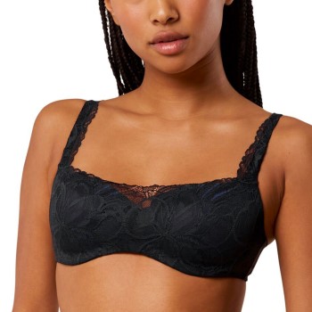 Triumph Bh Body Make-Up Illusion Lace Balconette Sort B 80 Dame