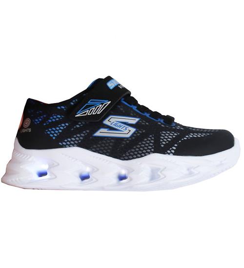 Skechers Skechers Sko m. Lys - Vortex 2.0 - Black/Blue