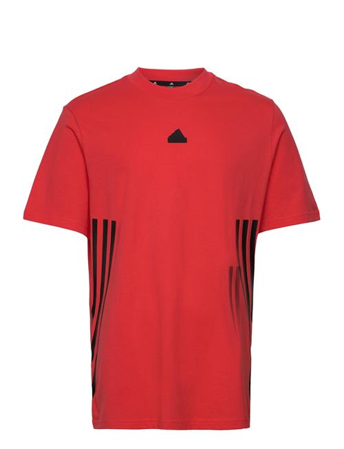 Se adidas Sportswear Future Icons 3-Stripes T-Shirt Adidas Sportswear Red ved Booztlet