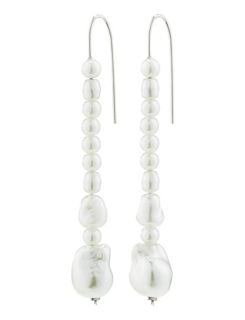 Pilgrim Willpower Pearl Earrings Pilgrim Silver