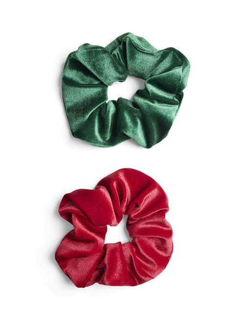 Pieces Pcnibe 2-Pack Scrunchie Pieces Red