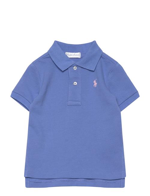 Ralph Lauren Baby Cotton Mesh Polo Shirt Ralph Lauren Baby Blue