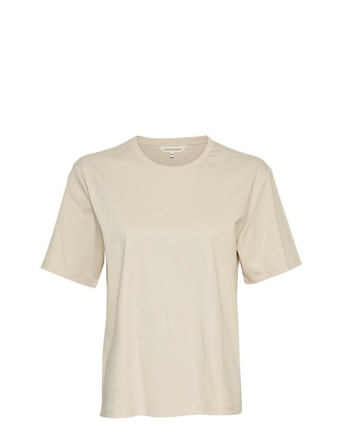 Se MSCH Copenhagen Mschmelea Icon Tee MSCH Copenhagen Beige ved Booztlet