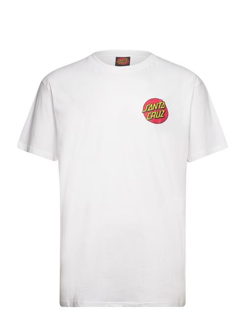 Santa Cruz Classic Dot Chest T-Shirt Santa Cruz White