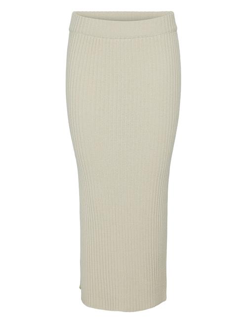 YAS Yasmavi Hw Ankle Knit Skirt - D2D YAS Cream