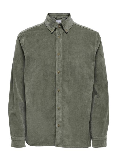 ONLY & SONS Onsmichael 18W Reg Cord Stretch Ls Noos ONLY & SONS Green