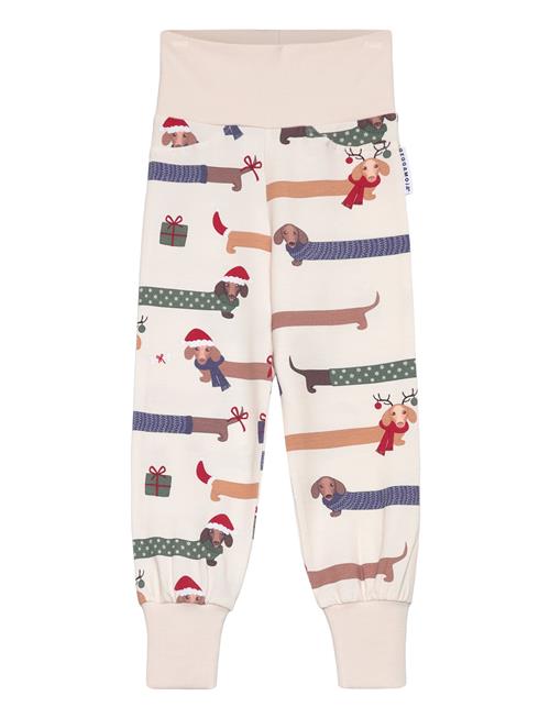 Bamboo Baby Pants Santa Dogs 65 50/56 Geggamoja White