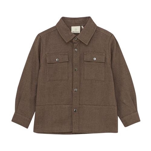 EnFant Overshirt Woven  Chocolate Brown | Brun | 128 cm