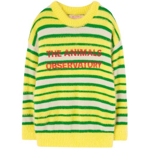 The Animals Observatory STRIPES BULL Strikket trøje Yellow | Gul | 8 years