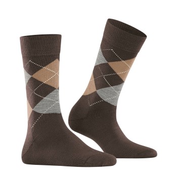 Burlington Strømper 3P Marylebone Wool Socks Mørkbrun  Str 36/41 Dame