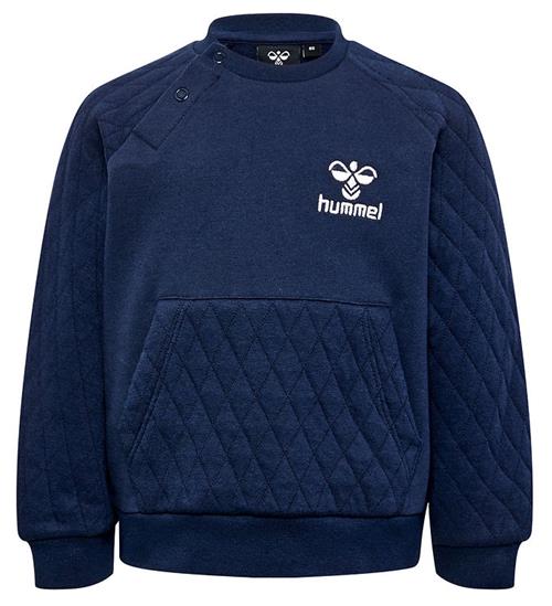 Se Hummel Hummel Sweatshirt - hmlOsvaldo - Black Iris ved KidsWorld