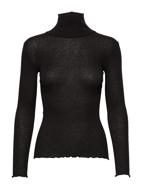 Se Rosemunde Wool Turtle Neck Rosemunde Black ved Booztlet