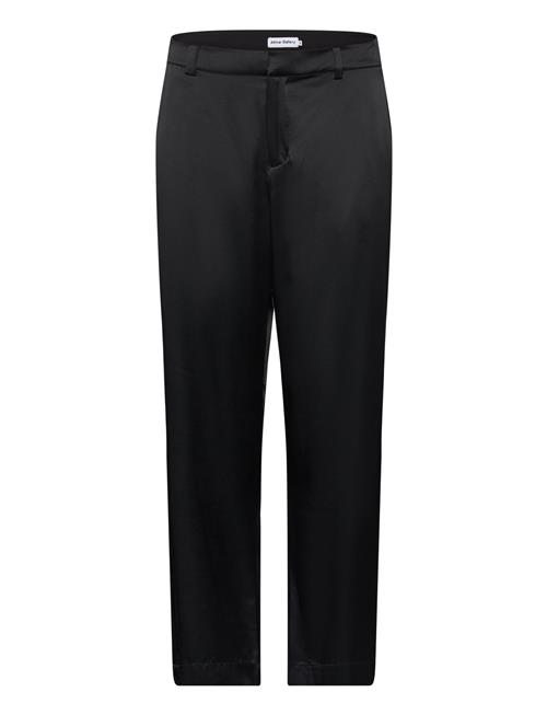 Ava Satin Silk Trousers Ahlvar Gallery Black