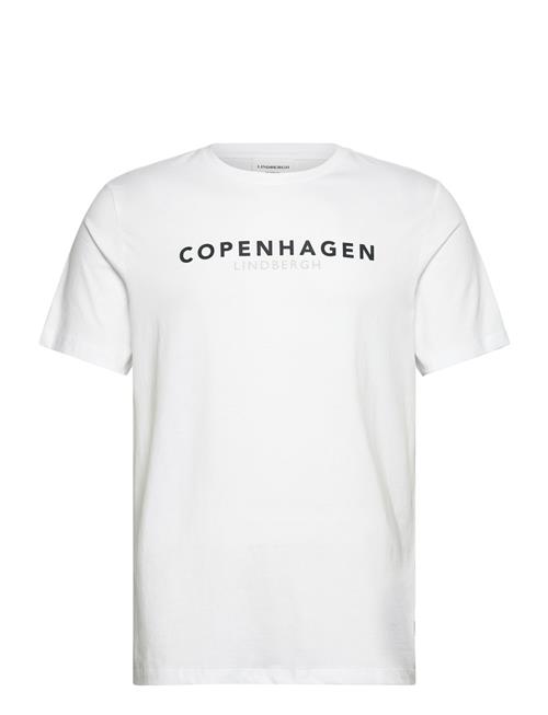 Copenhagen Print Tee S/S Lindbergh White