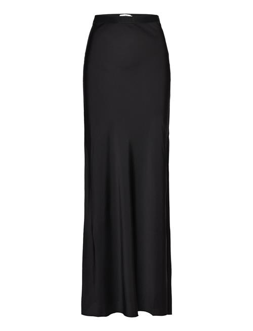 Ahlvar Gallery Hana Long Silk Skirt Ahlvar Gallery Black