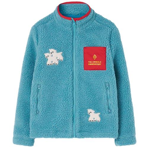The Animals Observatory Shrew Fleecejakke Soft Blue 2 Y  Blå  2 år  Unisex