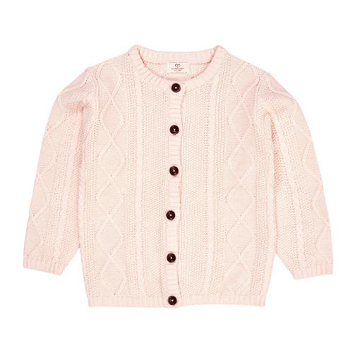 Copenhagen Colors Knitted Cardigan  Soft Pink | Lyserød | 68 cm