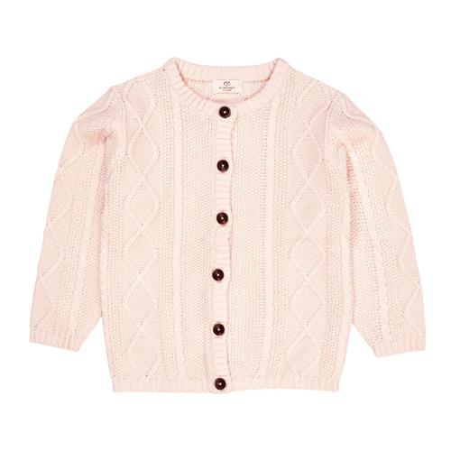 Copenhagen Colors Knitted Cardigan  Soft Pink | Lyserød | 80 cm