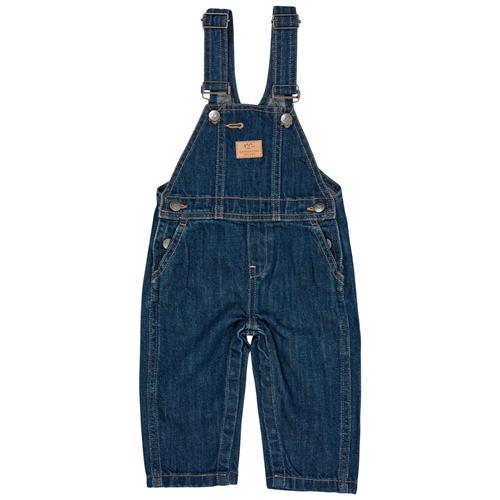 Copenhagen Colors Organic Baby Overalls  Dark Indigo Blue Washed | Blå | 80 cm