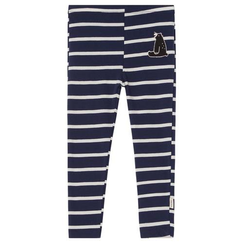 Kuling GOTS Serrai Stribede Leggings Navyblå | Marine blå | 74/80 cm