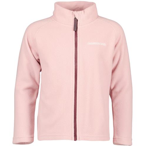 Se Didriksons MONTE KIDS FULL-ZIP 10  Dusty pink | Lyserød | 110 cm ved Babyshop