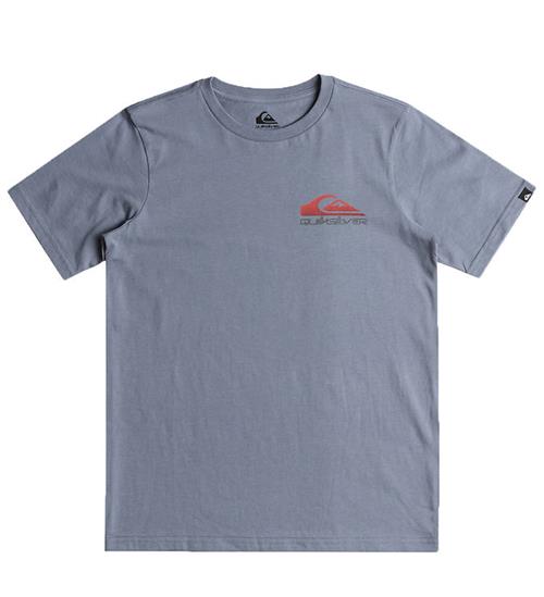 Quiksilver Quiksilver T-Shirt - Omni Wave - StÃ¸vet BlÃ¥ m. RÃ¸d