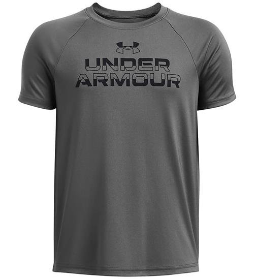 Under Armour Under Armour T-Shirt - Tech Split Wordmark - Castlerock m. Sort