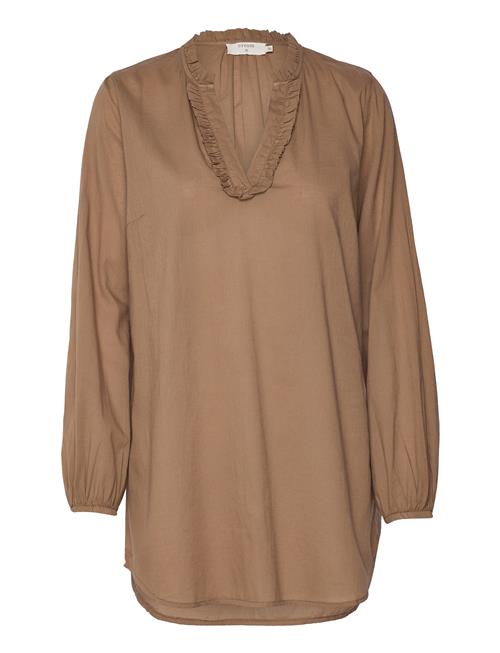 Se Cream Crbeo Tunic Cream Brown ved Booztlet