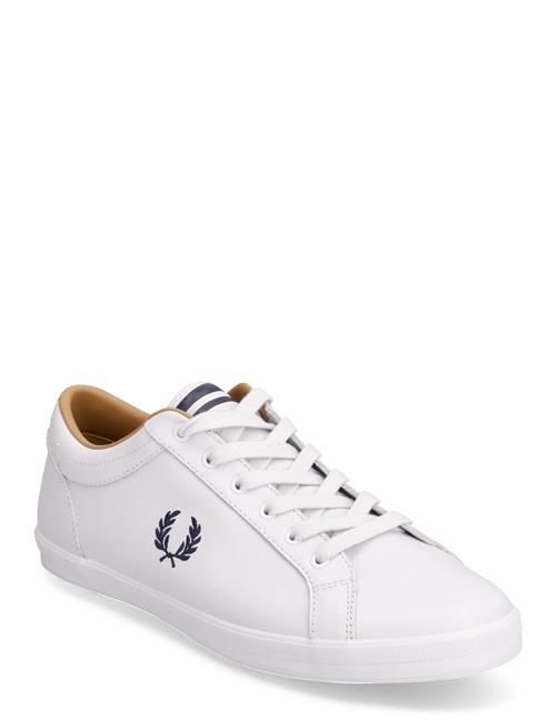 Fred Perry Baseline Leather Fred Perry White