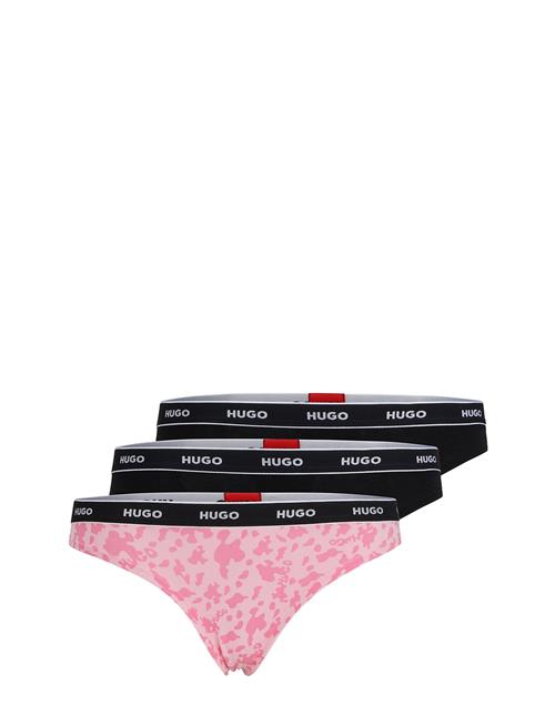 Se HUGO Triplet Thong Design HUGO Pink ved Booztlet