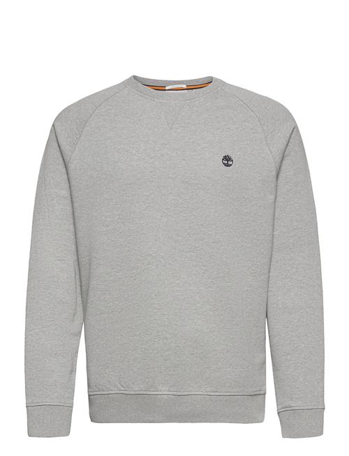 Se Timberland Exeter River Loopback Crew Neck Sweatshirt Medium Grey Heather Timberland Grey ved Booztlet