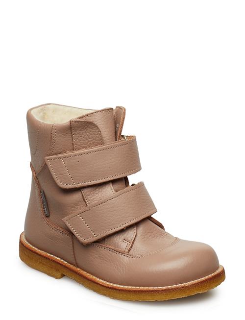 Se ANGULUS Boots - Flat - With Velcro ANGULUS Brown ved Booztlet