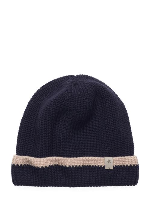 Se Huttelihut Beanie Knit Huttelihut Navy ved Booztlet