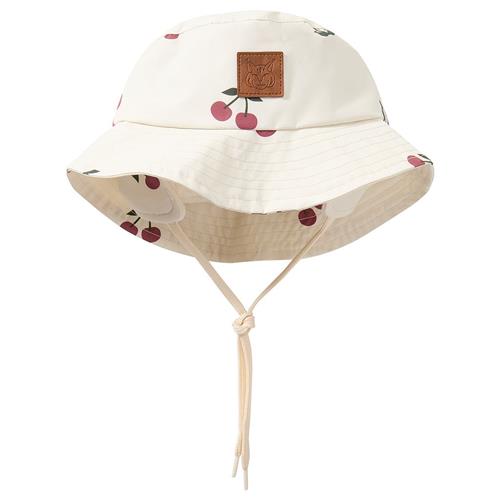 Kuling Venice Genanvendt Mønstret Regnhat Med Kirsebær Cremefarvet 52/54 cm  Creme  52/54 cm  Unisex