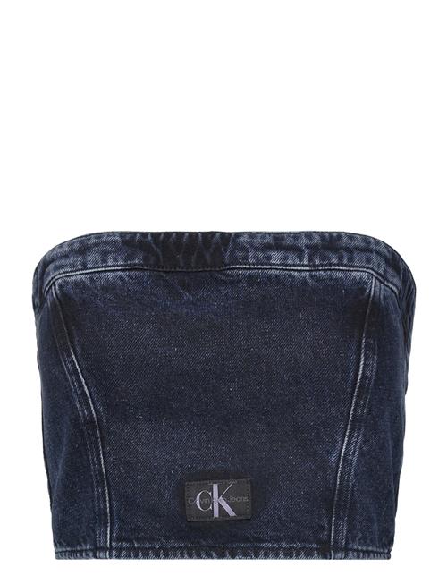 Calvin Klein Jeans Denim Tube Top Calvin Klein Jeans Navy