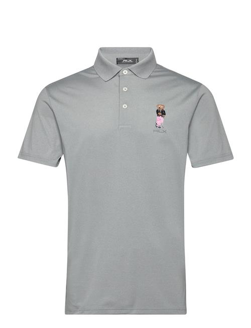 Se Ralph Lauren Golf Tailored Fit Polo Bear Polo Shirt Ralph Lauren Golf Grey ved Booztlet