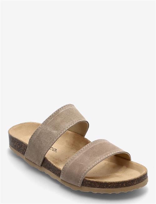 Se Bianco Biabetricia Twin Strap Sandal Bianco Beige ved Booztlet