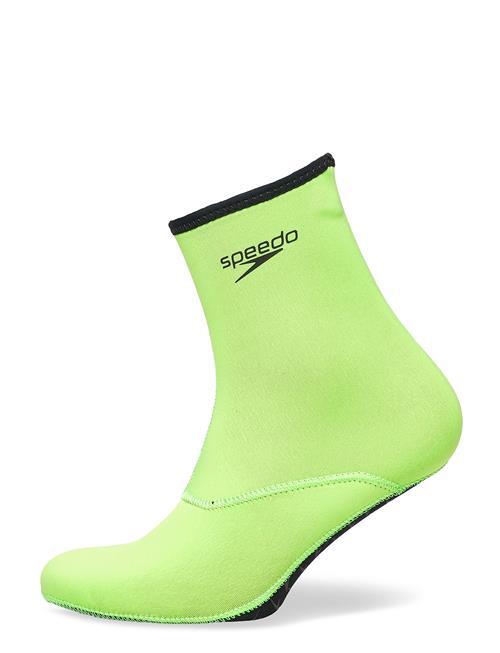 Se Speedo Speedo Neoprene Water Socks Unisex Black/Br Zes Xs Speedo Green ved Booztlet