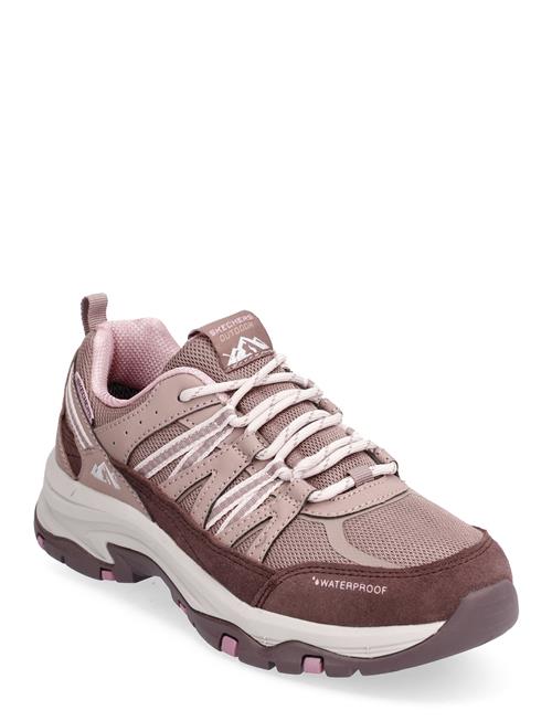 Skechers Womens Relaxed Fit Trego Lookout Point Waterproof Skechers Burgundy