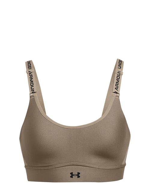 Se Under Armour Ua Infinity Mid 2.0 Bra Under Armour Brown ved Booztlet